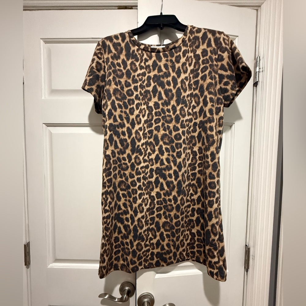 Antistar Leopard Print Dress